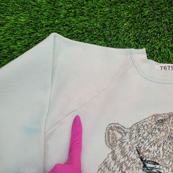 Vintage Native-American Sweatshirt Womens XL 22x23 Crop - Picture 4 of 16